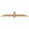 Ekena Millwork Eugene Smooth Timber Gable Bracket, Western Red Cedar, 84"W x 14"H x 1 1/2"D x 5 1/2"F, 4/12 Pitch GBW084X14X0206EUG00SWR - alternate 1